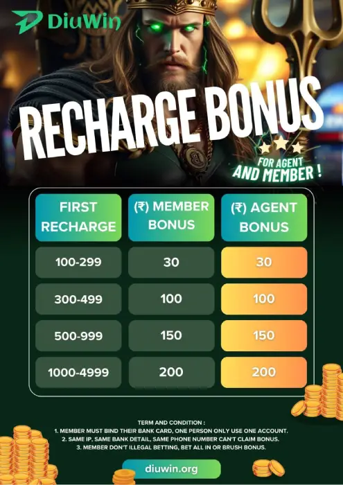 DIU WIN GAME BONUS SALARY